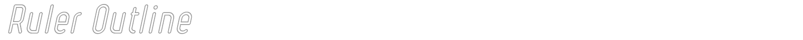 Ruler font preview